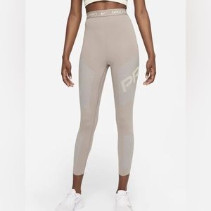 Nike Pro Dri-FIT Women’s High-Waisted 7/8 Graphic Leggings DD6332-087 XL
